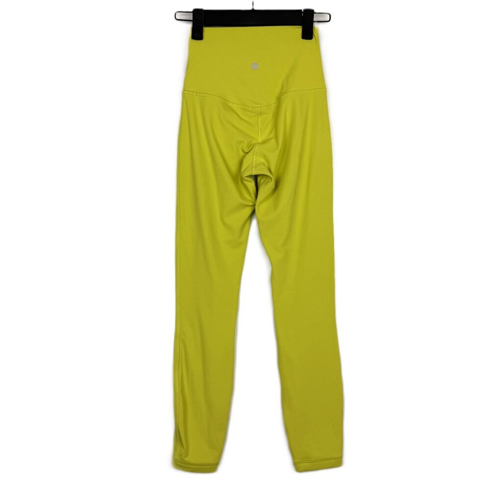 Lululemon Align High-Rise Pant 25" Yellow Pear Size 2 - Picture 5 of 8